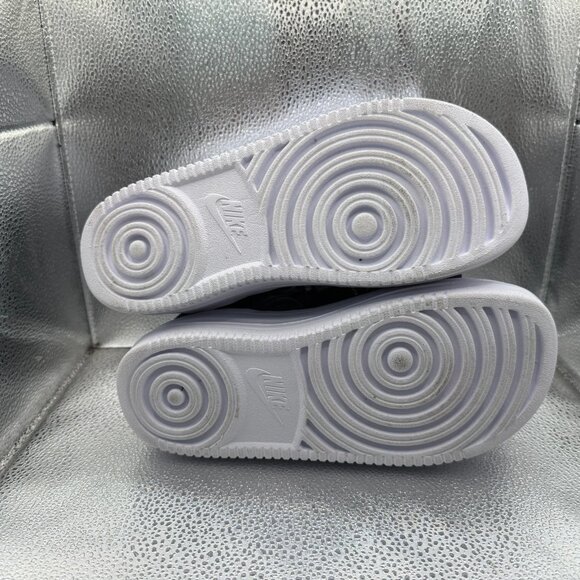 Size 8 Nike Icon Classic Womens Black White Platform Wedge Sandal‎ DH0224-001 - Picture 11 of 12